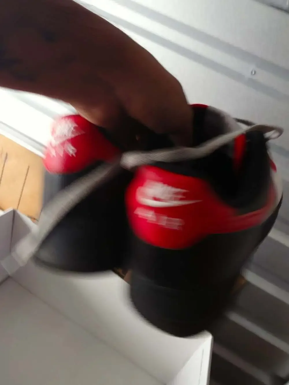 Nike Air Force 1 By You Chicago Black Toe Size 10.5